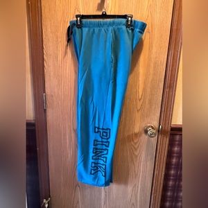 Pink Victoria Secret Sweatpants Teal Medium